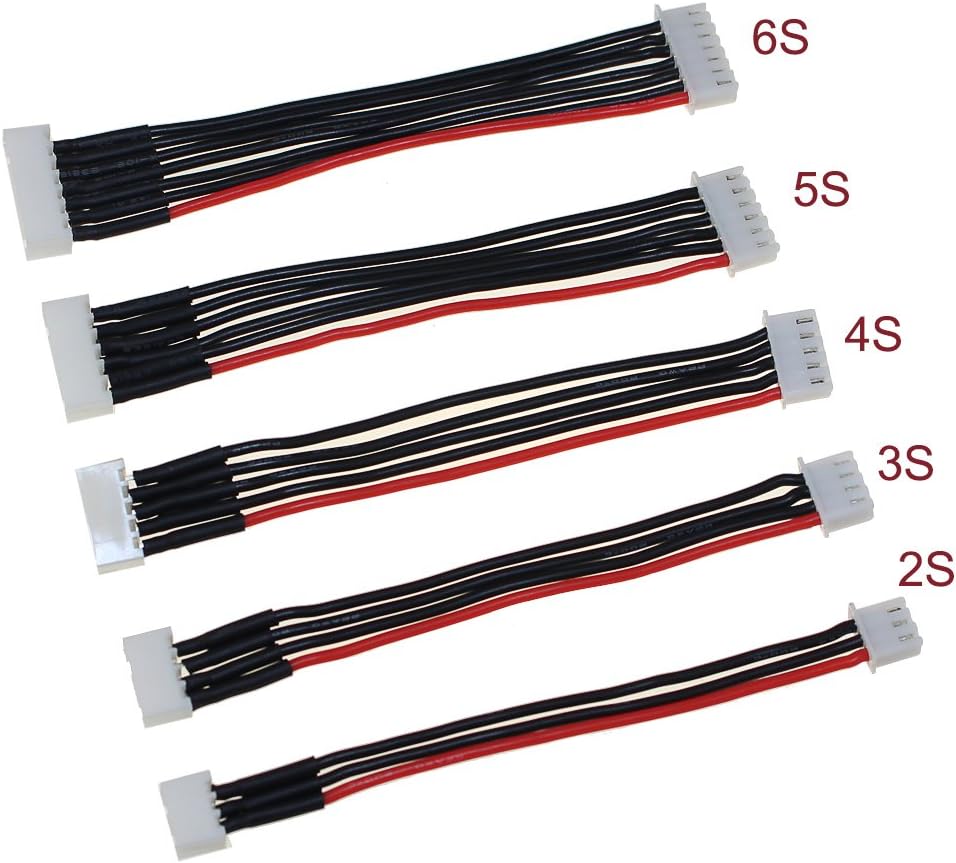50 قطعة JST-XH 2S 3S 4S 5S 6S  - مراجعة Drone Battery 3S وسعره